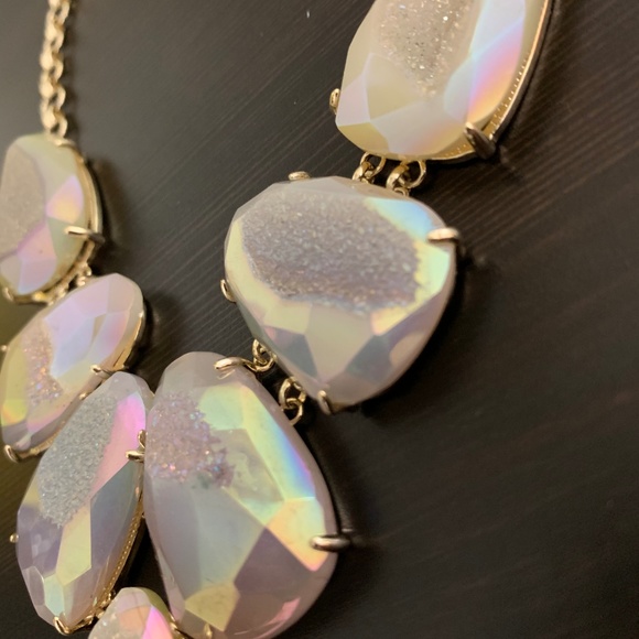 Kendra Scott Custom LUXE Iridescent Drusy Harlie - Picture 4 of 8